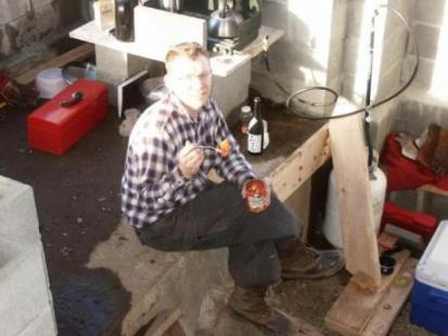 relaxing after the firing is over