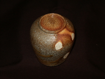 anagama fired pottery, yakishime