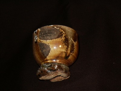 anagama fired pottery, yakishime