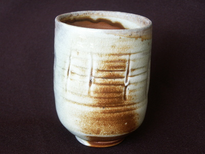 2nd anagama firing, yakishime pottery