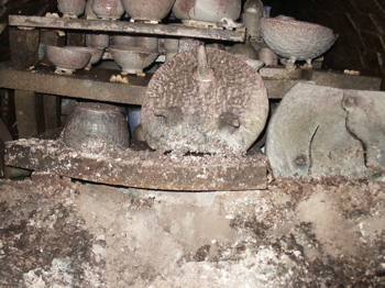 The utterly dreadful firebox view following the third firing