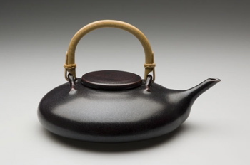 Example of Malcolm Greenwood's gas fired production ware -- a teapot